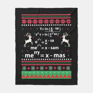 MANTA POLAR NAVIDADES MATH