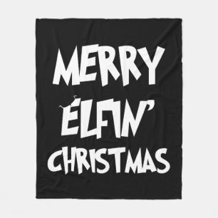 Manta Polar Navidades - Navidades de Merry Elfin