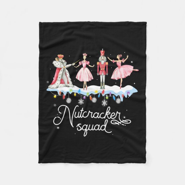 Manta Polar Navidades Nuditos Ballet Mujeres Bailando Niños (Anverso)