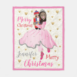 Manta Polar Navidades Nutcracker Ballet Fleece Blanket/Medium