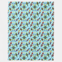 Navidades Nutcrackers Fleece Blanket