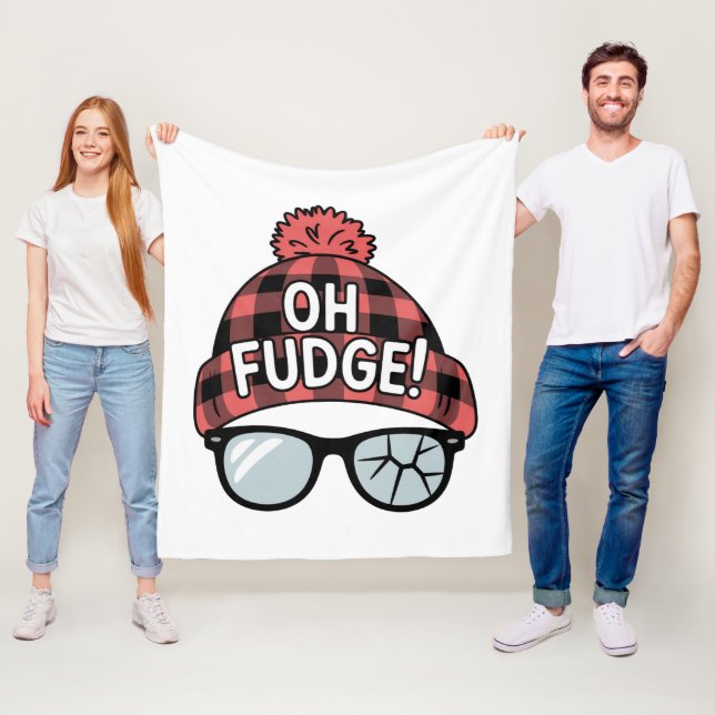 Manta Polar Navidades Oh Fudge Xmas Vacaciones Graciosas (In situ)