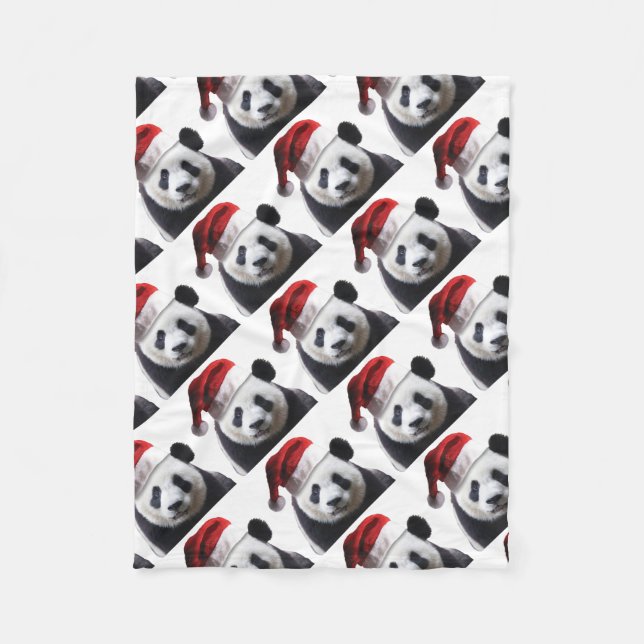Manta Polar Navidades Panda Bear (Anverso)