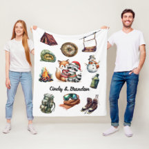 Navidades Pareja de vacaciones al aire libre Fox R