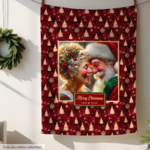 Navidades perfectos Blanket Cosy Throw Sr. Claus