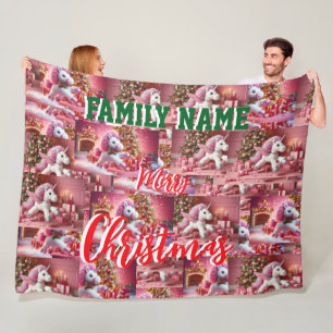 Manta Polar navidades, personalizados,Tira, Fleece y Sherpa