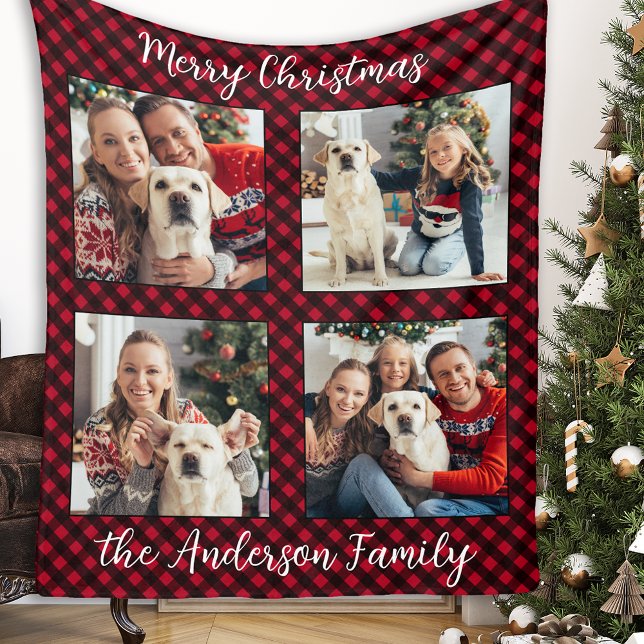Manta Polar Navidades Plegar a Personalizado de familia modern (Subido por el creador)