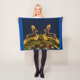 Manta Polar Navidades renos