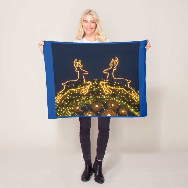 Manta Polar Navidades renos (In situ)