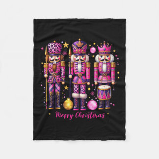 Manta Polar Navidades rosados localistas 2024 Xmas Pajama