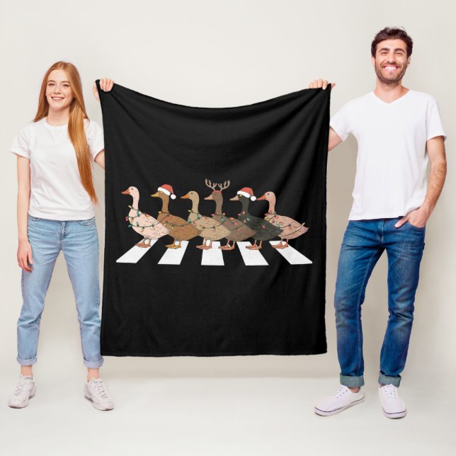 Manta Polar Navidades se burlan de animales divertidos regalo  (In situ)