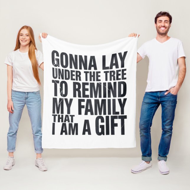 Manta Polar Navidades Se Quedarán Bajo El Árbol De La Familia  (In situ)