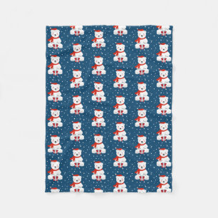 Manta Polar Navidades Snowbear