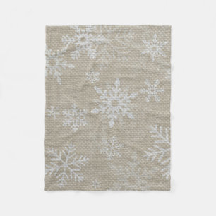 Manta Polar Navidades Snowflake Fleece Blanket