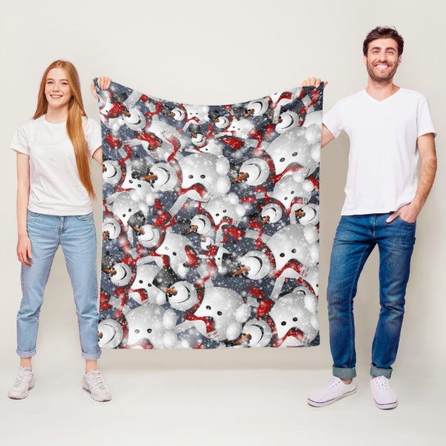 Manta Polar Navidades Snowman  (In situ)