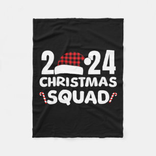 Manta Polar Navidades Squad 2024 Grupo Familiar coincidiendo C