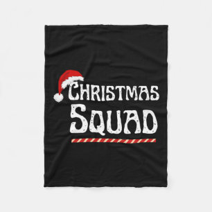 Manta Polar Navidades Squad Santa Family coincidiendo con pija