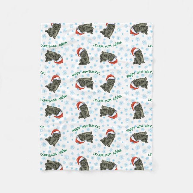 Manta Polar Navidades Terranova (Anverso)