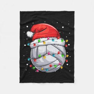 Manta Polar Navidades Voleibol Navidad Santa Gorra Deportiva B