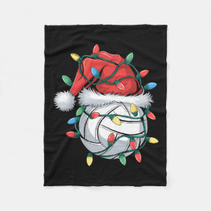 Manta Polar Navidades Voleibol Navidad Santa Gorra Deportiva B