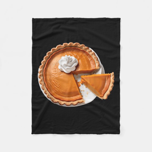 Manta Polar Navidades Y Acción De Gracias Comida Dulce Tato (Anverso)