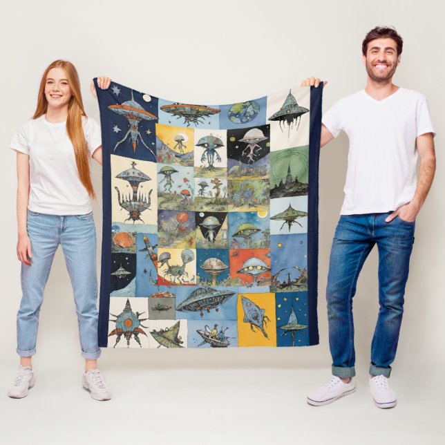 Manta Polar Navío retro de naves espaciales y extranjeros (In situ)