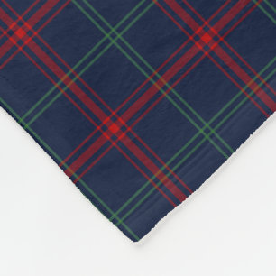 Manta Polar Navy Blue Plaid Lynch Tartan