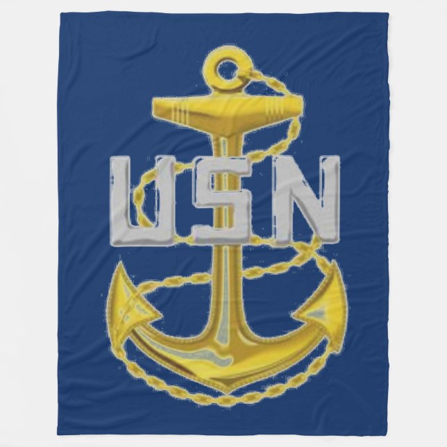 MANTA POLAR NAVY FLEECE BLANKET (Anverso)
