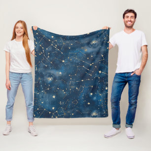 Manta Polar Nebulosa de Estrellas Cósmicas Turquesa Místicas D