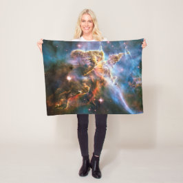 Manta Polar Nebulosa de galaxia espacial. Estrellas del Univer