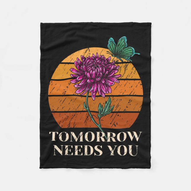 Manta Polar Necesita que tenga conciencia del suicidio en salu (Anverso)