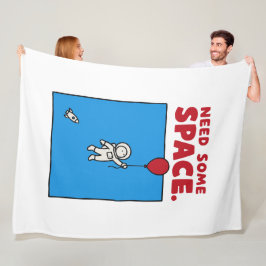 Manta Polar Necesito Algo De Espacio Chiste De Astronauta Glob
