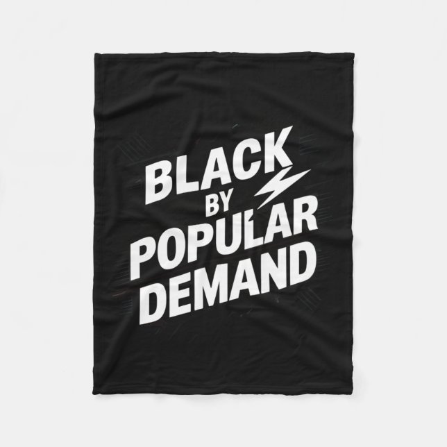 Manta Polar Negro (Anverso)