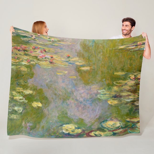 Manta Polar Nenúfares de Claude Monet (In situ)