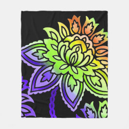 Manta Polar Neon Flowers