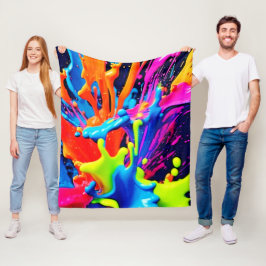 Manta Polar Neon Paint Fluid Explosion