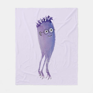 Manta Polar Nerdy Character Funny Cute Geek Purple