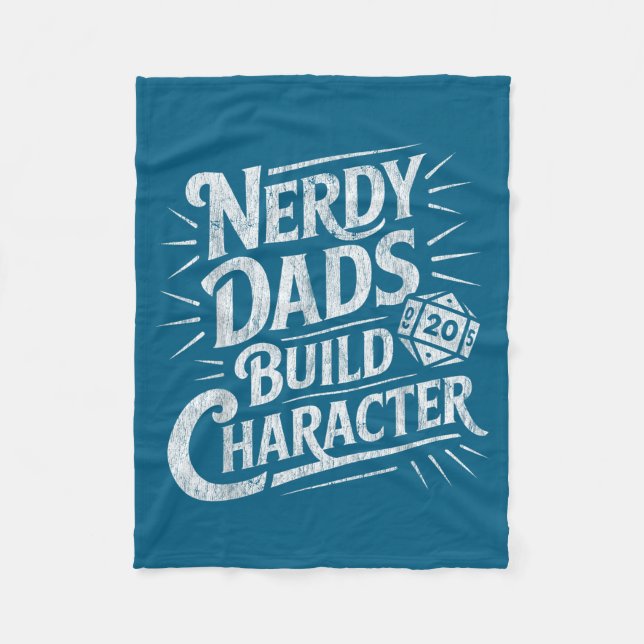 Manta Polar Nerdy Dads Build Character Father Humor  (Anverso)