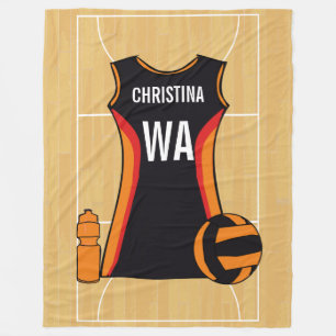 Manta Polar Netball personalizado único