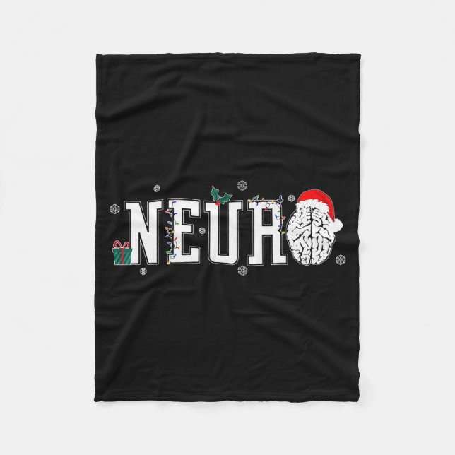 Manta Polar Neuro Nurse Brain Santa Hat Neuroscience Nursing C (Anverso)