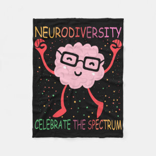 Manta Polar Neurodiversidad Autismo cerebral Conciencia Asd Ad