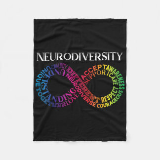 Manta Polar Neurodiversidad Neurodivergencia Arcoiris Infinity