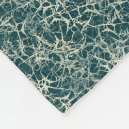 Manta Polar Neuronas de red en Verde azulado - patrón sin fisu