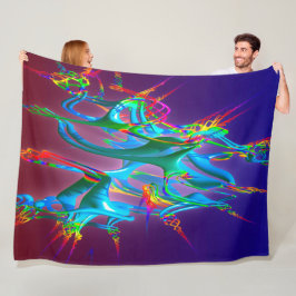 Manta Polar Neurons Connection Fleece Blanket