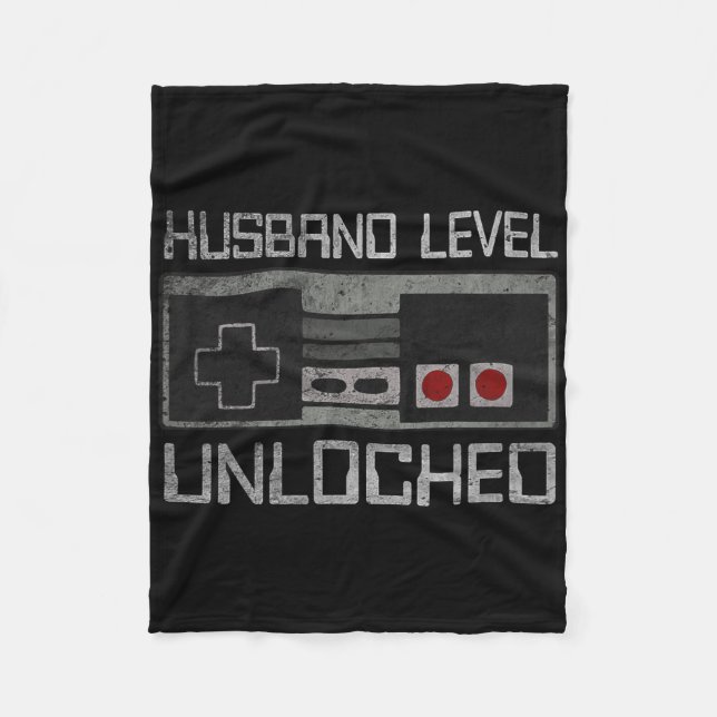 Manta Polar New Husband Level Unlocked Just Married Gamer Bach (Anverso)