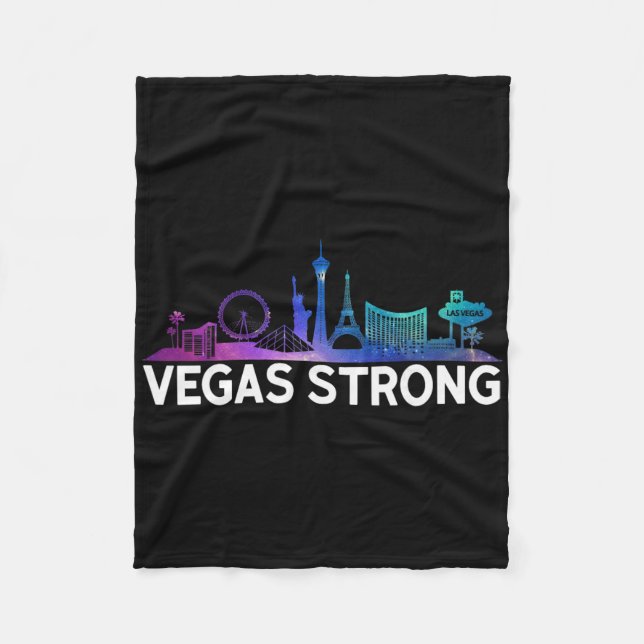 Manta Polar New Las Vegas Strong For Men, Women And Youth  (Anverso)