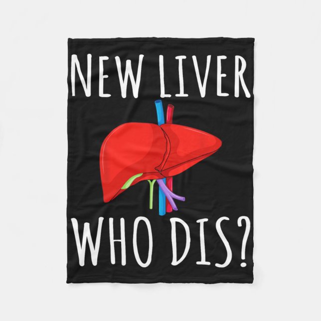 Manta Polar New Liver Who Dis Men Women Liver Transplant Recie (Anverso)