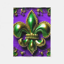 Manta Polar New Orleans Title Fleur de lis