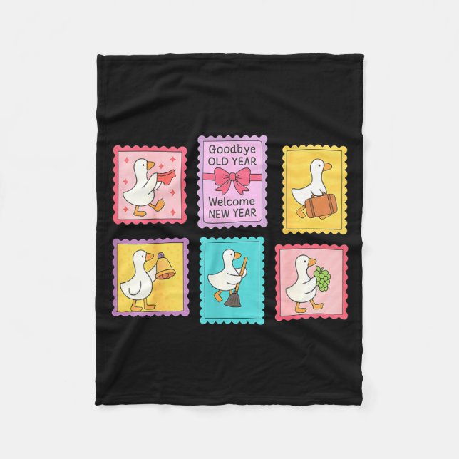 Manta Polar New Year Matching Welcome New Year Midnight Funny  (Anverso)