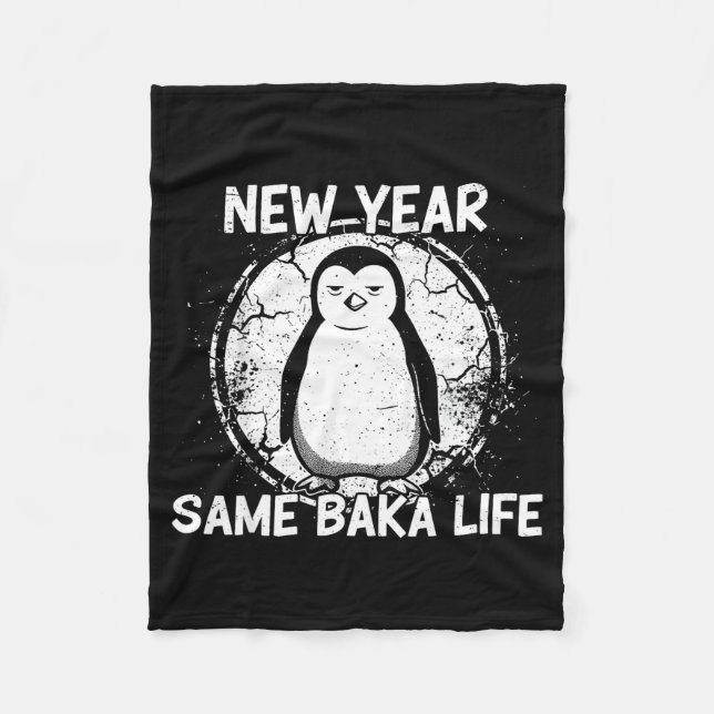 Manta Polar New Year Same Baka Life Baka Penguin  (Anverso)